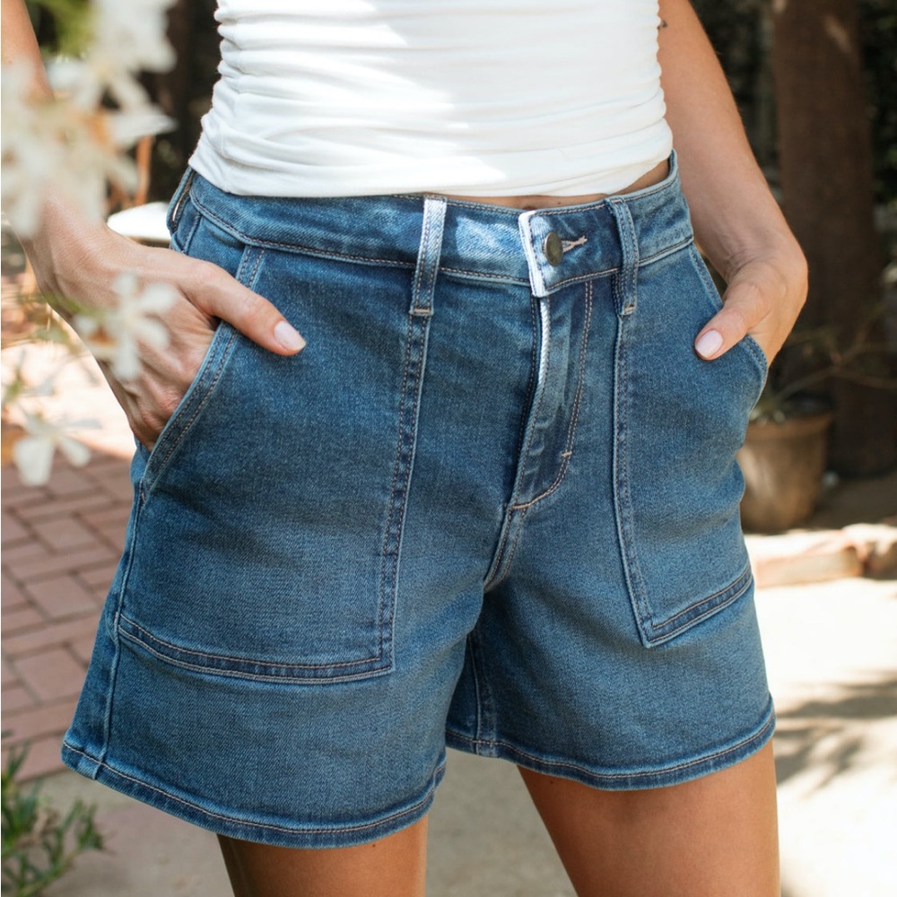 Denim Blue Women's Shorts
